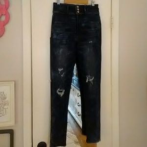 American Eagle Super Hi-Rise Dark Jegging 10 Long